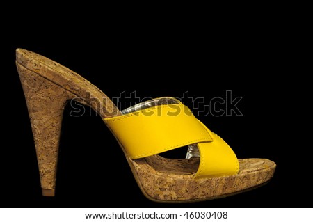 Sexy Yellow High Heel Sandal