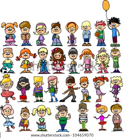 Children Happy Cartoon