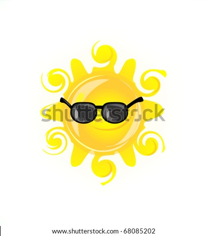 clip art sun with sunglasses. clip art sun and moon. clip