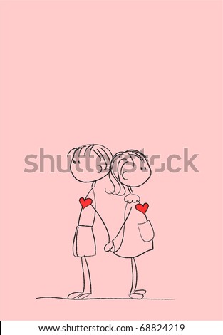 Boy And Girl Holding Hands Cartoon. hairstyles 2010 girl and oy holding hands cartoon girl and oy holding