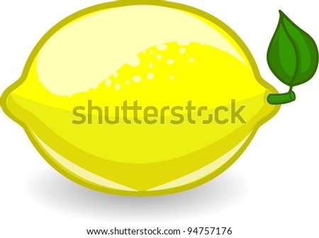 Cartoon Lemon Stock Vector Illustration 94757176 : Shutterstock
