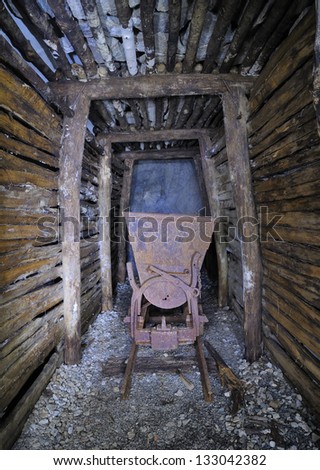 Old mine cart - Traversella, Italy