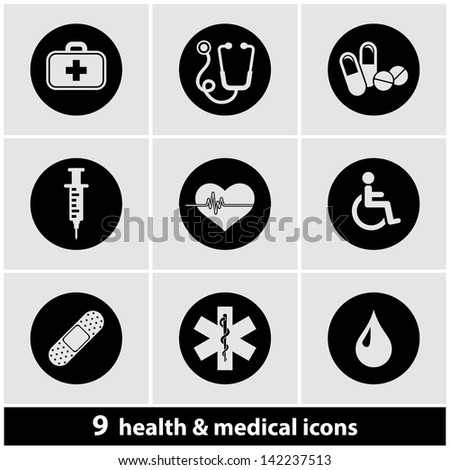 Health & Medical Icon Set Health & Medical Icon Set