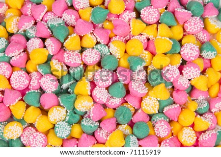 stock photo small colorful mint candies 71115919