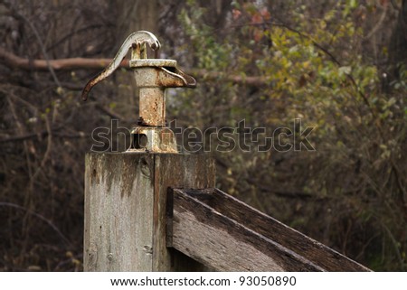 Antique Water Pump from Nineteenth Century Village