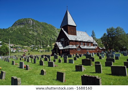 wooden church in Norway