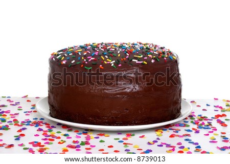 Frosted Birthday Cake