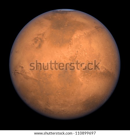 Planet Mars - A high res Full Shot rendering