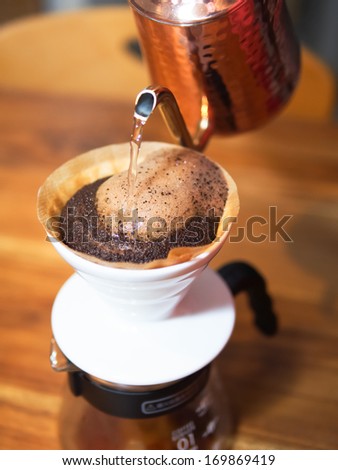 hand drip coffee