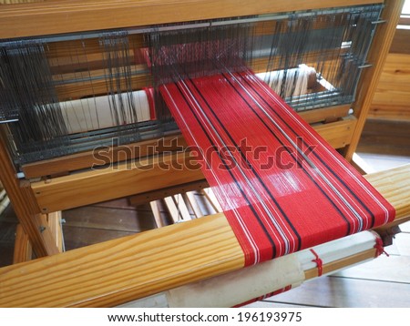 Old weaving loom
