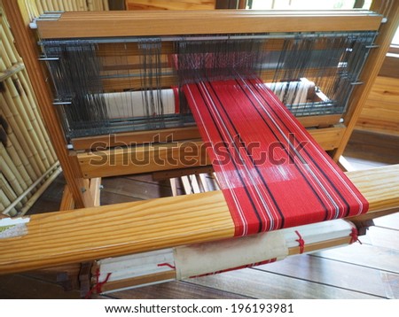 Old weaving loom