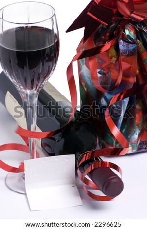 A gift bottle of wine for a special occasion