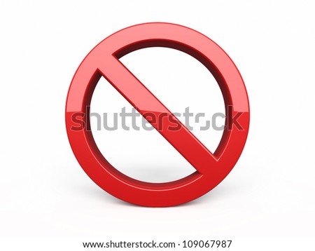 No Sign Symbol