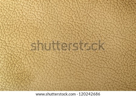 Natural beige leather surface texture  for background
