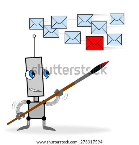The robot mark messages as spam. this is the theme of e-mail.