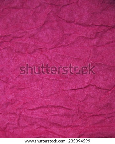 pink paper texture - crumpled pink paper