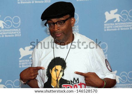 VENICE, ITALY - AUGUST 31: Spike Lee during the Venice Film Festival on August 31, 2012 in Venice, Italy