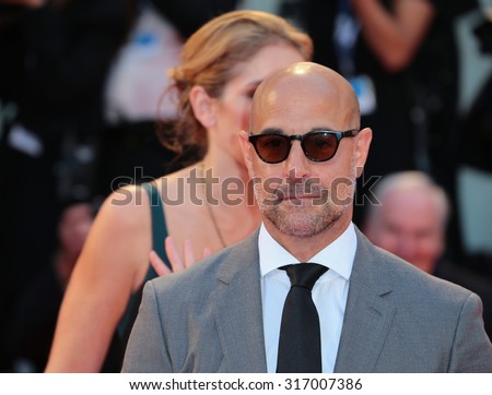 VENICE, ITALY - SEPTEMBER 03: Stanley Tucci during the 72th Venice Film Festival 2015 in Venice, Italy