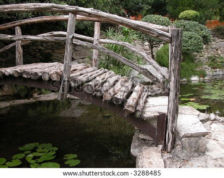 Taniguchi Japanese garden in Zilker park Austin Texas