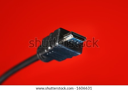 HDMI connector, used to connect high-definition home theater equipment. NOTE: extremely short depth-of-field.