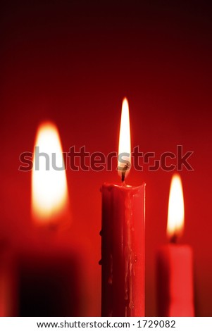 Three candles.