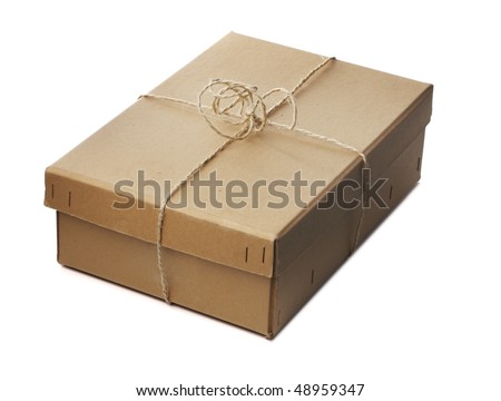 Cardboard Shoe Box