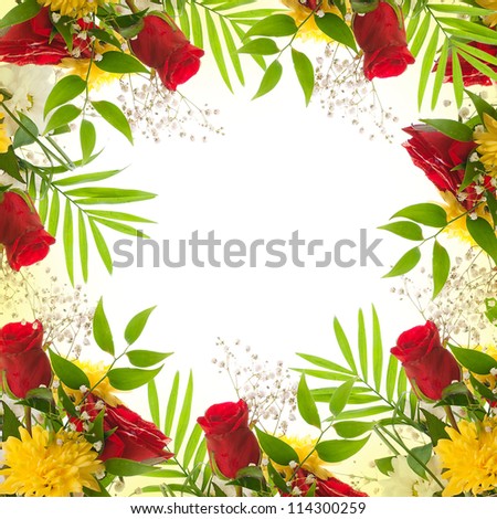 Beautiful roses in retro style, flower, floral background
