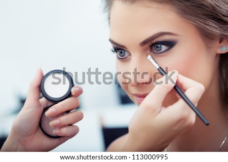Model Eyeshadow