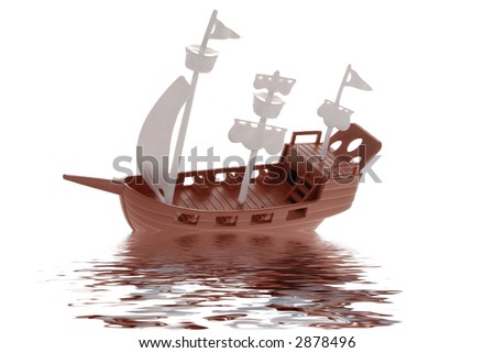 Toy Pirate Boat