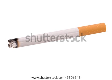 A Lit Cigarette