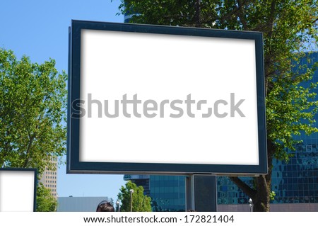 Blank Billboard And Outdoor Advertising For More Billboard Visit Our Portfolio