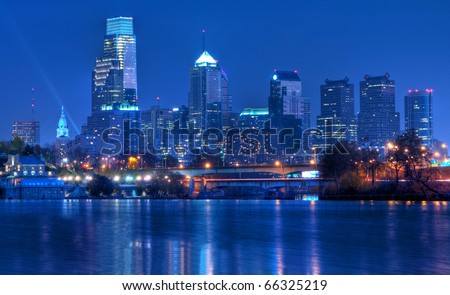 Skyline at Night: A view