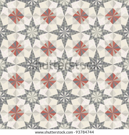 vector seamless geometric pattern in pastel colors