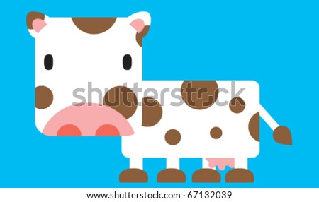 Cartoon Cow Silhouette