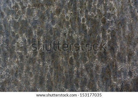 old rough rustic with sand powder on metal surface