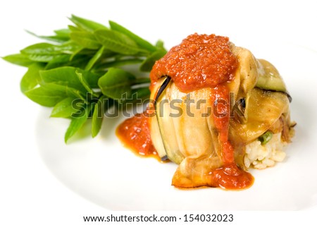 rice cake and vegetables