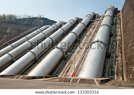 Water pipeline to Hydro-Electric power station