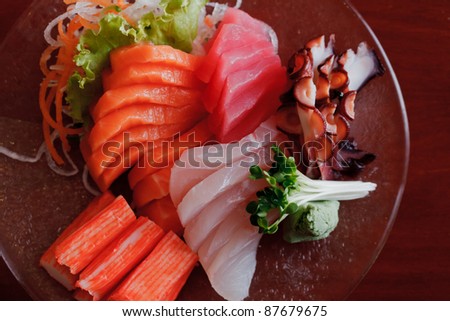 japanese raw fish