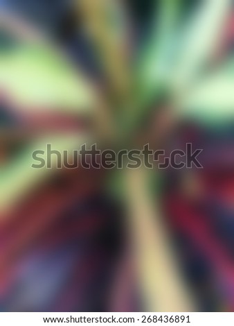 Grass leaves with disappearing chlorophyll and red pigment