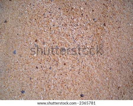 A patch of plain brown sand, good for background, texture, copyspace.