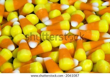 close up of candy corn yellow orange and white great halloween candy