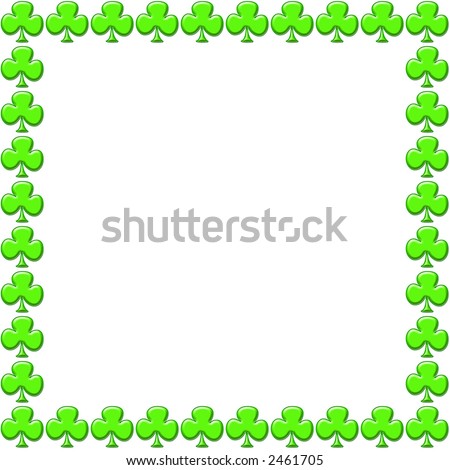 Green shamrock clip art