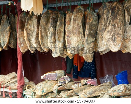 ham at the market