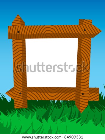 Fence plank frame