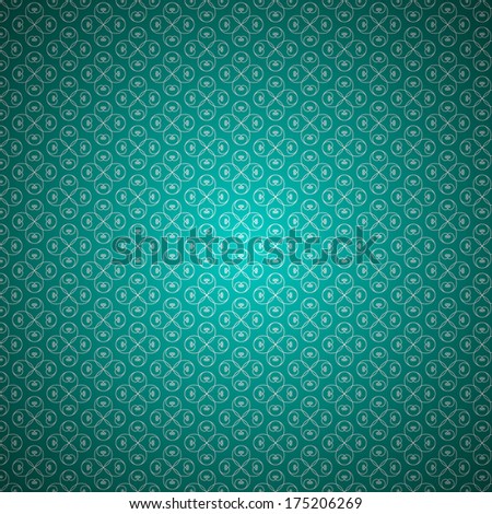 Turquoise clean seamless vintage abstract background pattern