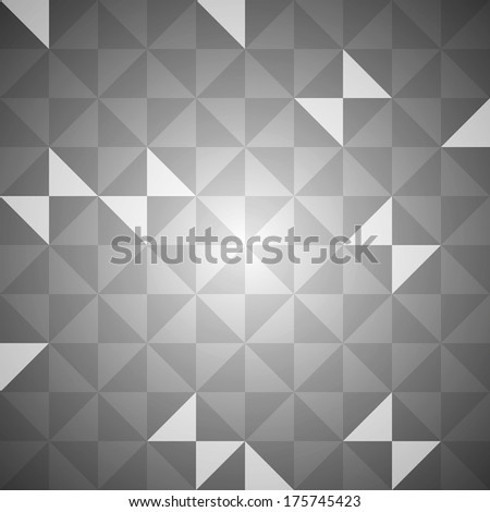 Black and white retro diagonal triangle seamless background pattern