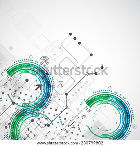 Abstract business template background Technology theme vector Abstract business template background Technology theme vector
