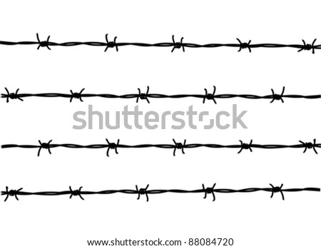 barbed wire line