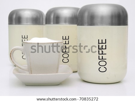 Coffee Can and Coffee Cup.