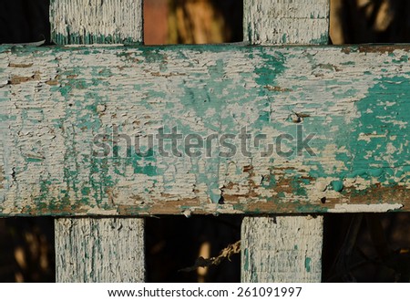 Old fence color-peel wood texture grunge background